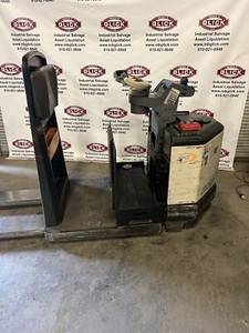 Used Crown PC4500-60 Electric 24V Battery Ride-On Pallet Jack / Order Picker