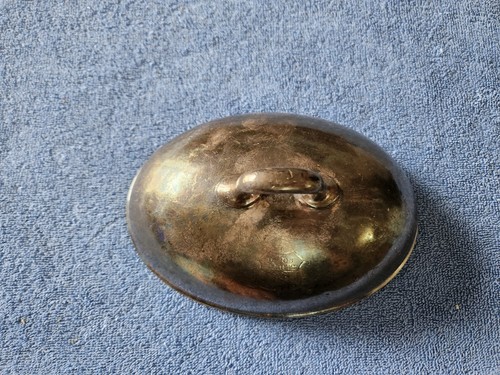 Vintage Union Pacific Railroad Rogers Bros Silber gelöteter Deckel für abgedeckte Schale
