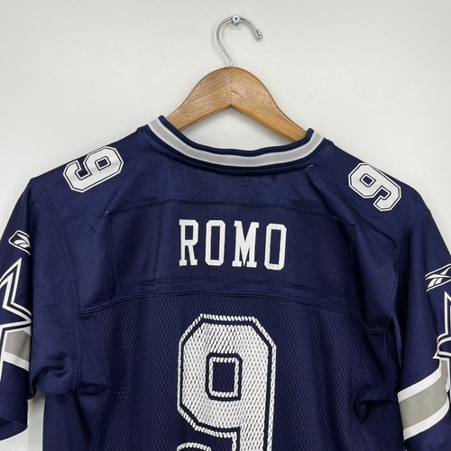 Reebok Football Jersey Youth L Blue Dallas Cowboys Tony Romo #9 - Picture 9 of 13