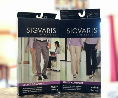 Sigvaris Select Comfort 20-30 mmHg Medical Compression Calf/Knee Stockings 862 