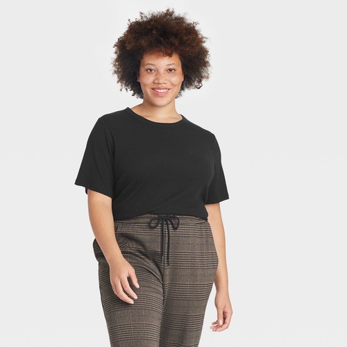 Short Sleeve Ribbed T-Shirt 