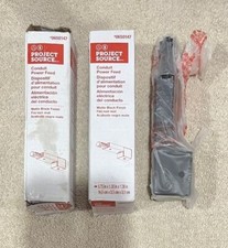 3X Project Source Conduit Live-End Power Feed Connector ~ Matte Black