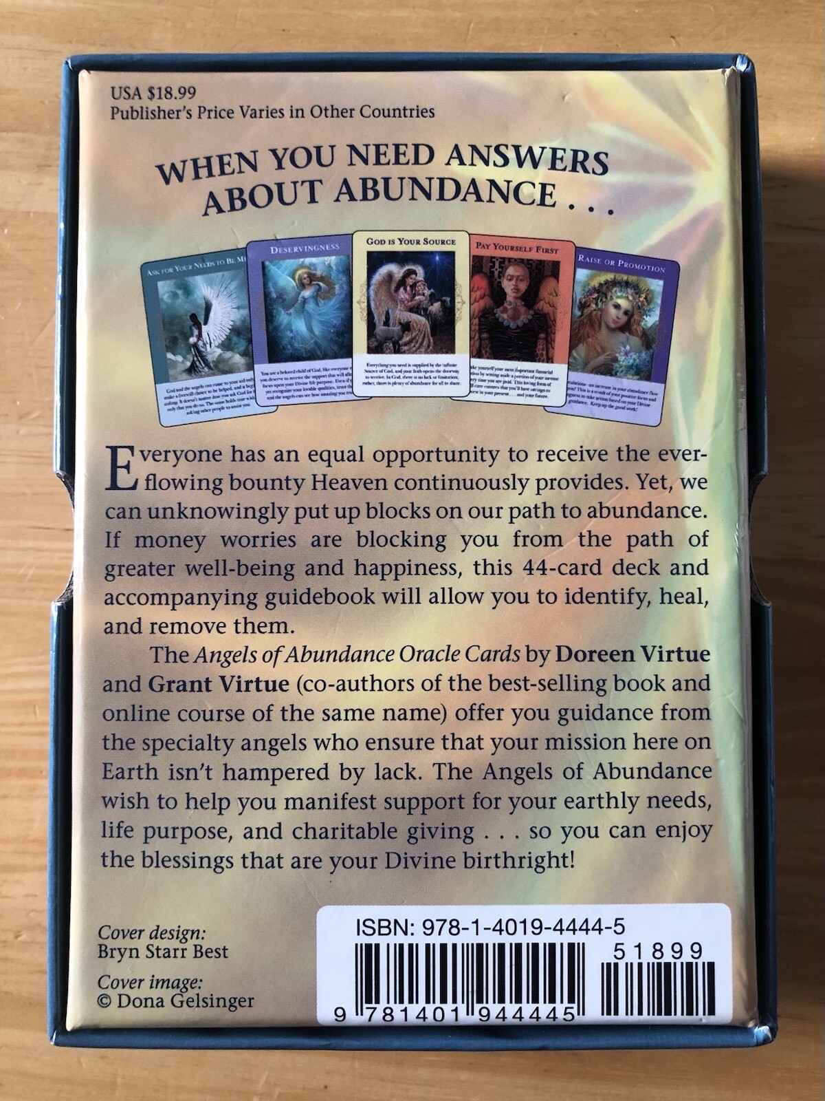 Hay House Angels of Abundance 44 Card Deck & Guidebook By Doreen Virtue
