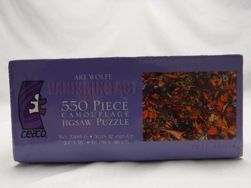 Ceaco 550 Piece Jigsaw Puzzle Art Wolfe Vanishing Act New Unopened 2008 - Picture 5 of 6