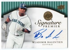 2008 Upper Deck Premier Signature Premier #SP-WB Wladimir Balentien Auto 24/50
