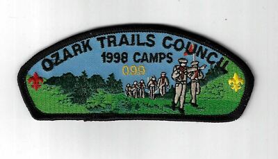 Ozark Trails Council SAP TA-6 1998 Camps 099 BLK Bdr. (CSI $35-40) Springfield, 