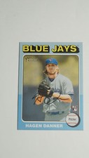 2024 Topps Heritage Mini #495 Hagen Danner Light Blue Border #/25
