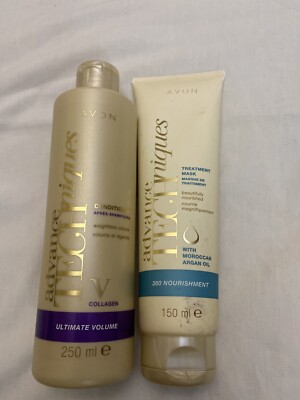 Avon Advance Techniques Conditioner Ultimate 7 & Haarmaske mit marokkanischem Argonöl