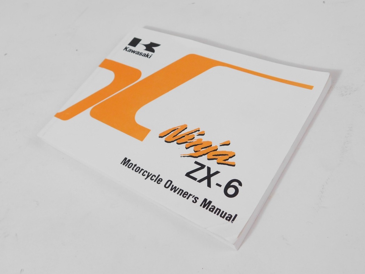 1 NEW 1998 Kawasaki Ninja ZX-6 ZX600-E6 Owners Manual Book OEM