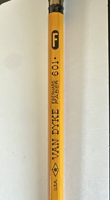 Vintage Eberhard Faber Van Dyke Pencil 601 F Woodclinched