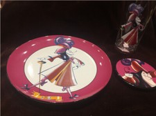 DISNEY Zestaw Talerz Szklana podstawka Kapitan Hak Piotruś Pan