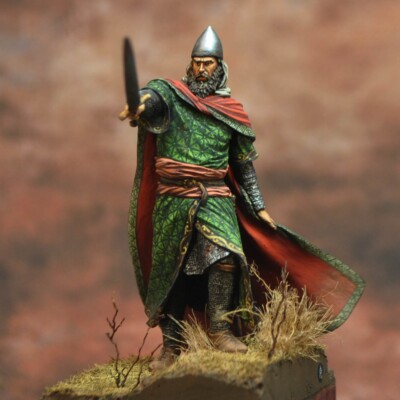 小物 EL-CID Rodrigo Díaz de Vivar 'El Cid' 54mm Painted Tin Toy Soldier Pre