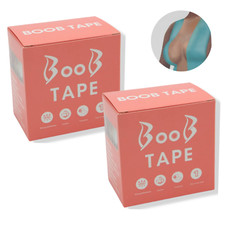 Brustband (Boob Tape) 5cmx5m mit 10St. Brustwarzenabdeckungen Wasserdichte BH