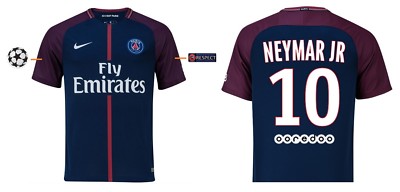 Trikot Nike Paris Saint-Germain 2017-2018 Home UCL - Neymar Jr 10 [128-XXL] PSG