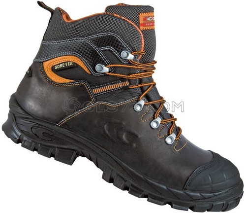 SCARPA ANTINFORTUNISTICA DA LAVORO ALTA IN PELLE GORE-TEX COFRA GALARR S3  WR SRC | eBay
