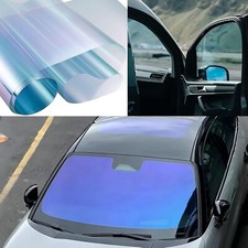 Chameleon Deep Blue Car Front Window Tint Solar Film Protection Scratch