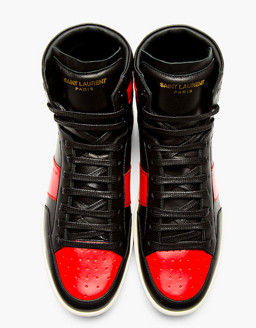 Sneakers alte SAINT LAURENT TAGLIA 8 42 in pelle Yeezy