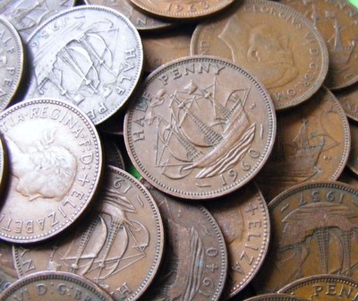 British Half Penny Coins Lot Of Ten Different 1902-1967 UK 1/2d | eBay