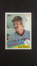 1985 Topps Baseball card # 465 Bob Grich  ( VG to EX)