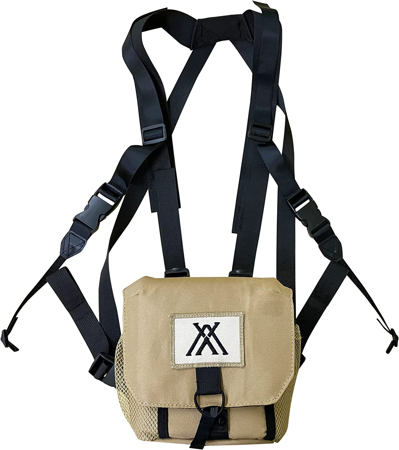 Waterproof Binocular Harness Chest Pack Bino Harness Hunting Pouch Case