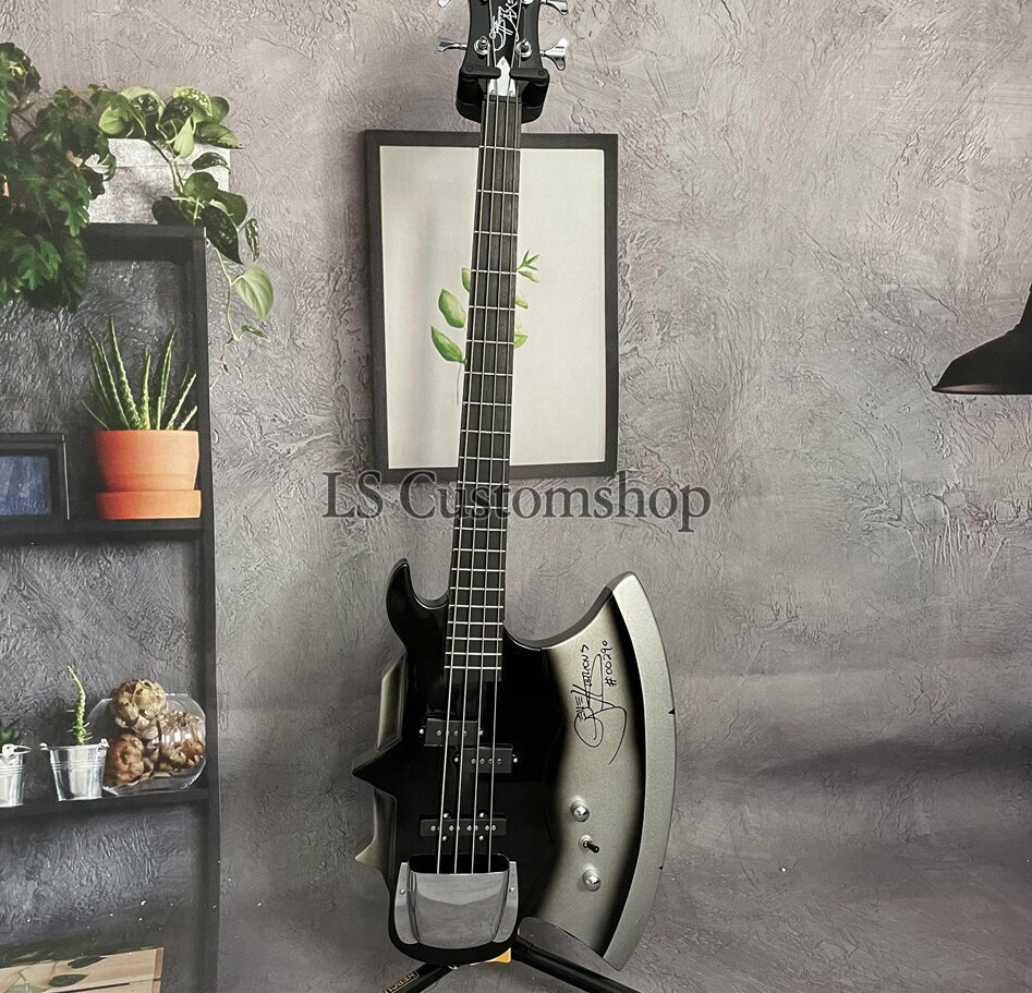 4 String GS-Axe 2 Gene Simmons KISS Bass Guitar Reverse