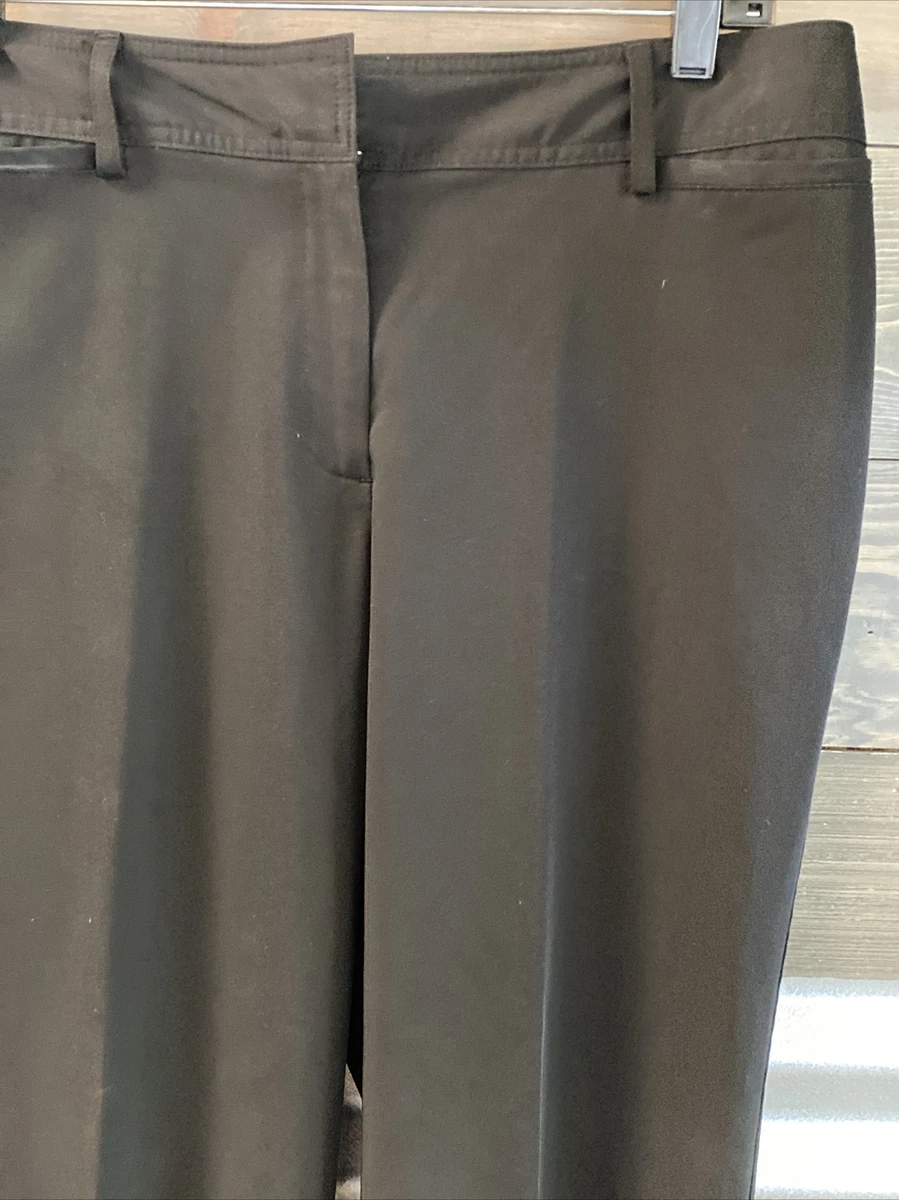 George womens black dress pants size 12 Average stretch Low Waist