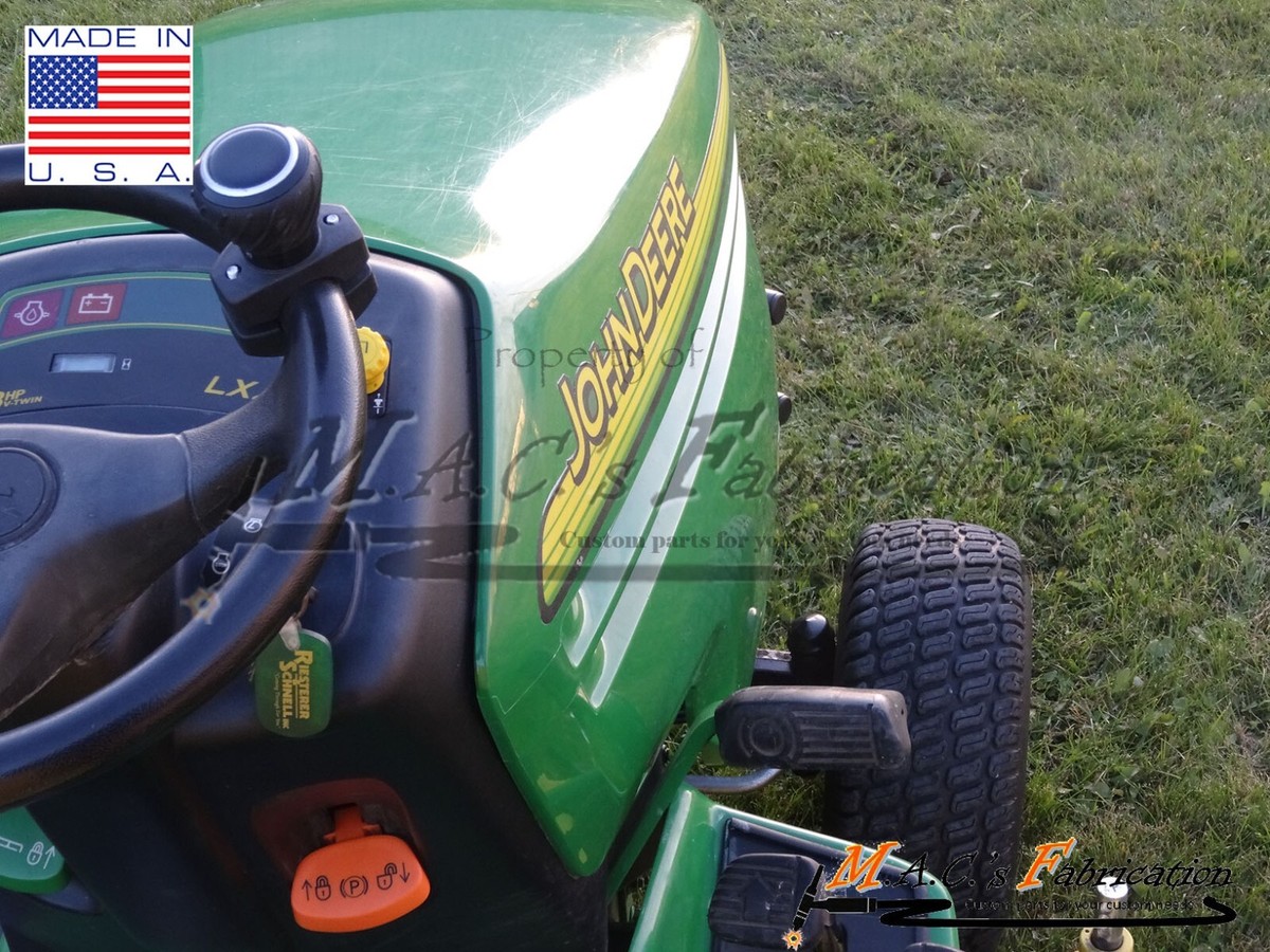 Paraurti John Deere Macs Fabrication Paraurti Anteriore Per Trattorini John Deere GT GX LX - In Acciaio, Verniciato Nero, Made In USA Paraurti - Foto 10