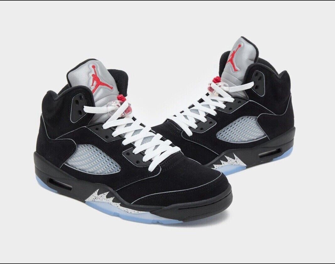 シューズ(男性用) Nike Air Jordan 5 Retro OG Reimagined Air Jordan 5 Retro OG Black Metallic Reimagined Mens & GS