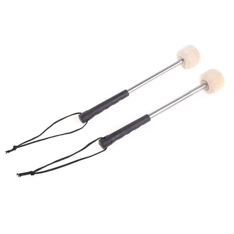 Drum Mallet Bass Beater with Wool Felt Hammer for Head Drumstick 2 eBay
