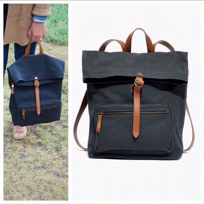 madewell canvas foldover backpack