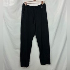 St John Sport black santana drawstring pants with sequins size S