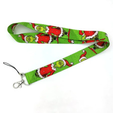 Neck Lanyard For Keys Wallet Id Card - New - The Grinch