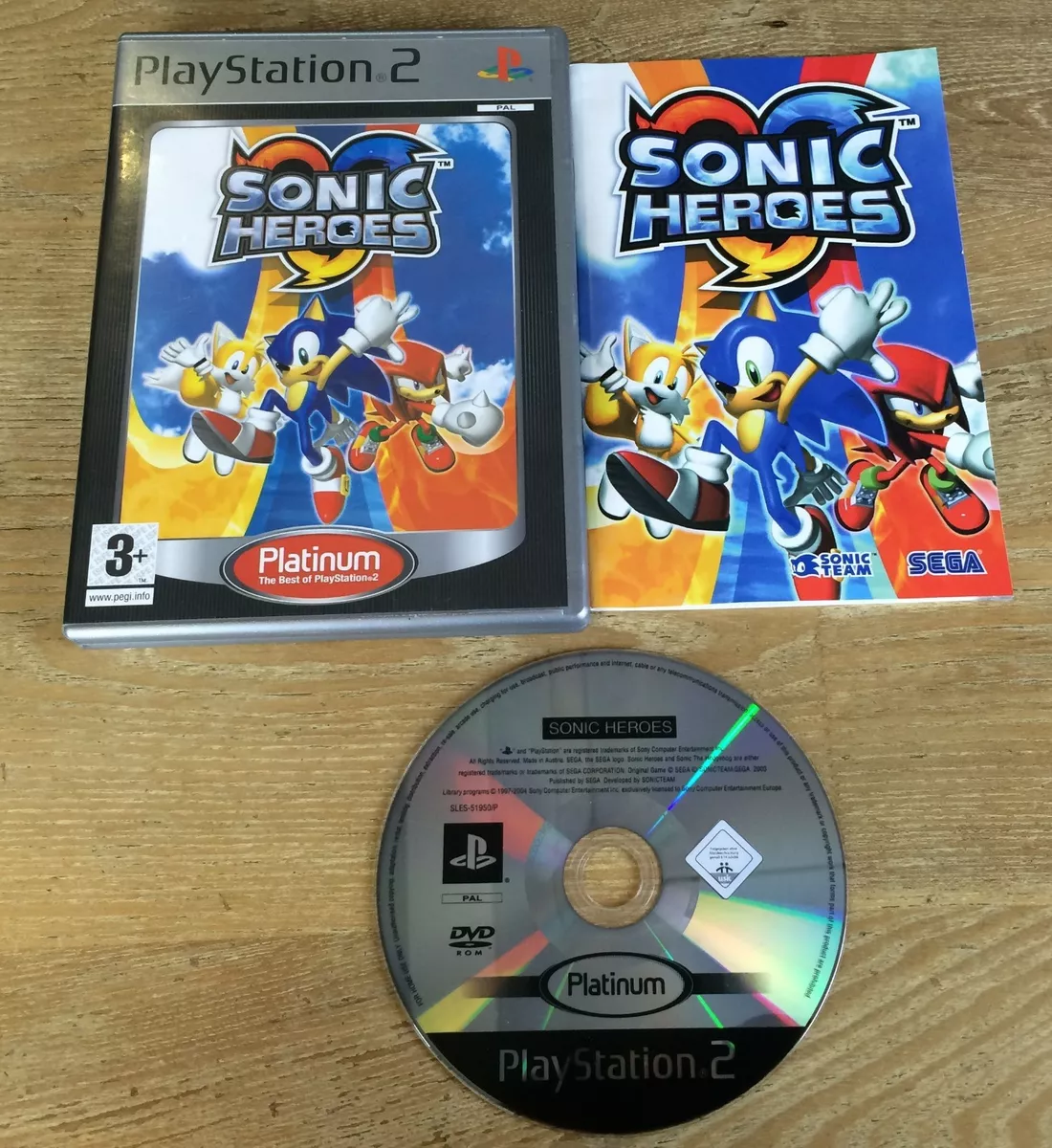 Sonic Heroes - Sony FOR PLAYSTATION COOL CLASSIC 2 PS2 SEGA