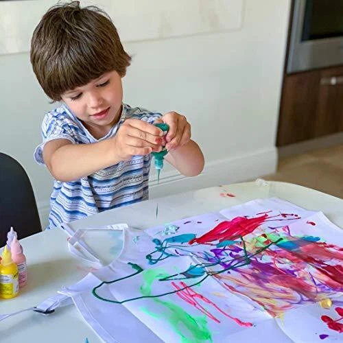 Compra a granel: Pintura 3D brillante - Paquete de 20 ultra brillantes, no tóxicas y permanentes 1 Foto 2 de 4