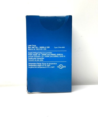 OJ Microline UTN4-4999 Nicht programmierbares Fußbodenheizungsthermostat mit Sensor - Bild 2 von 3