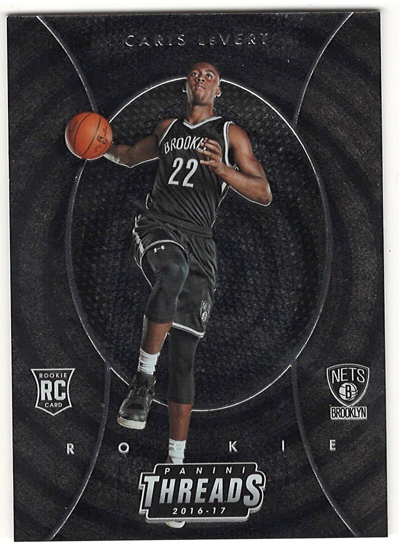 CARIS LeVERT 2016-17 Panini Threads #268 MICRO ETCH ROOKIE RC Brooklyn Nets