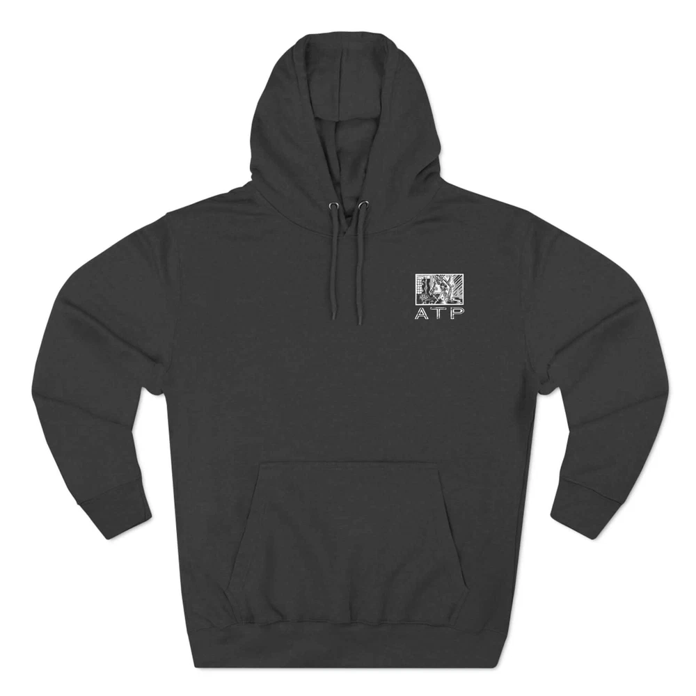 Pickleball - Comic ATP - Three-Panel Fleece Hoodie