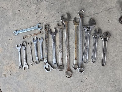 Mixed Hand Tools Wright Wrench Thorsen  Workpro 16pc Combination Adjustable VTG
