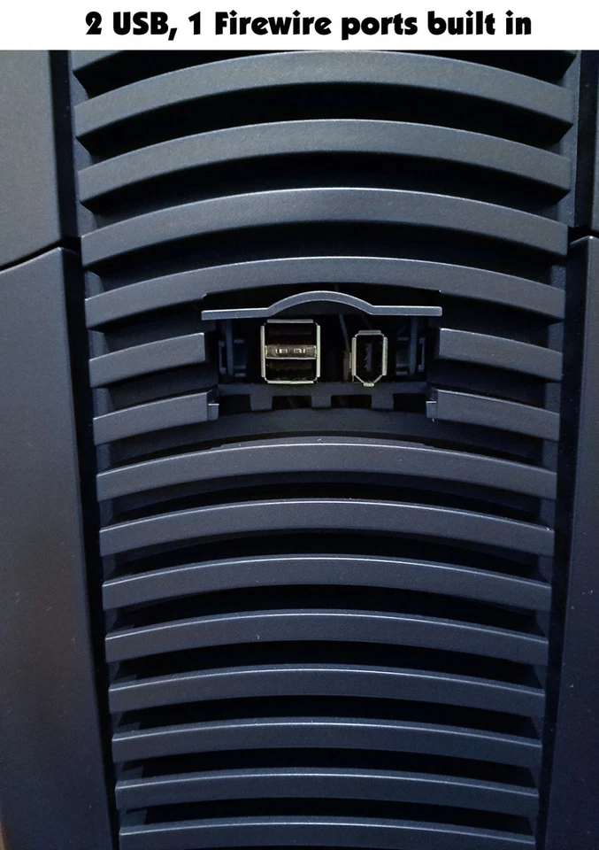 Vintage Ultra Wizard ATX Mid Tower PC Case Steel Jet Black *BRAND NEW!* RARE! - Image 4 of 4