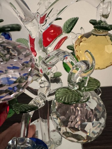 Kristall Apfelbaumschmuck Künstlicher Apfelbaum Figur Deko Apfel T... - Bild 5 von 8