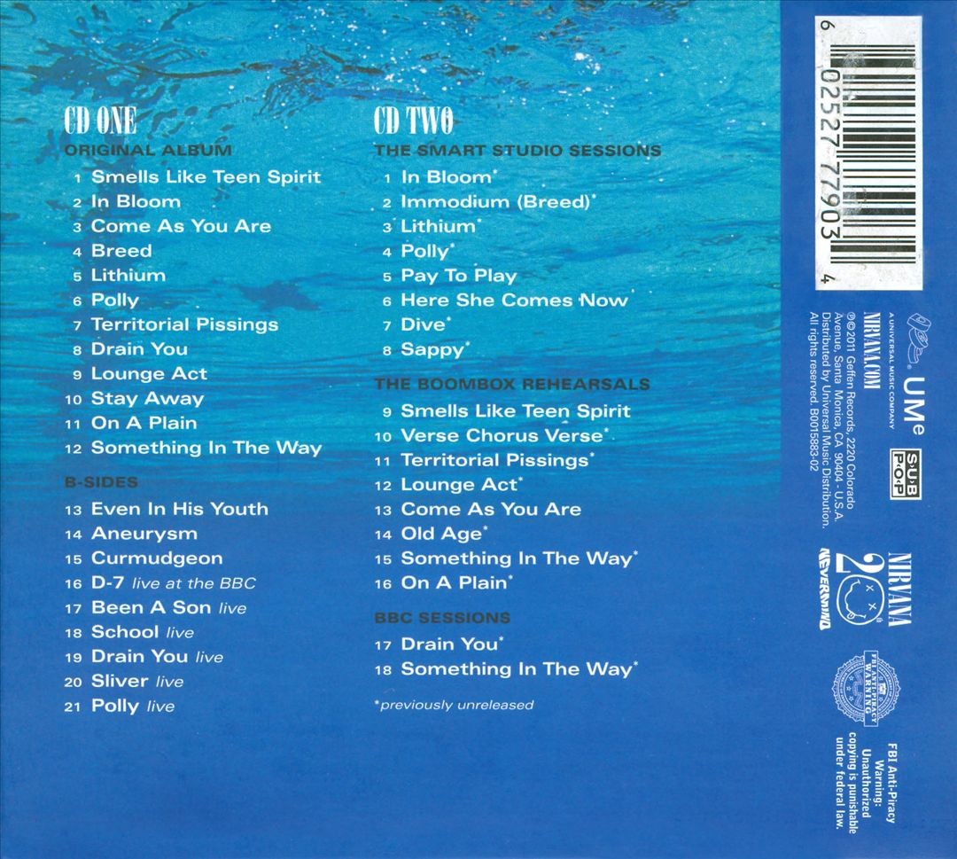 NIRVANA (US) - NEVERMIND [20TH ANNIVERSARY DELUXE EDITION