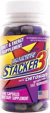 Stacker 3 Metabolizing Fat Burner with Chitosan, Capsules, 100 Count Bottle 2027