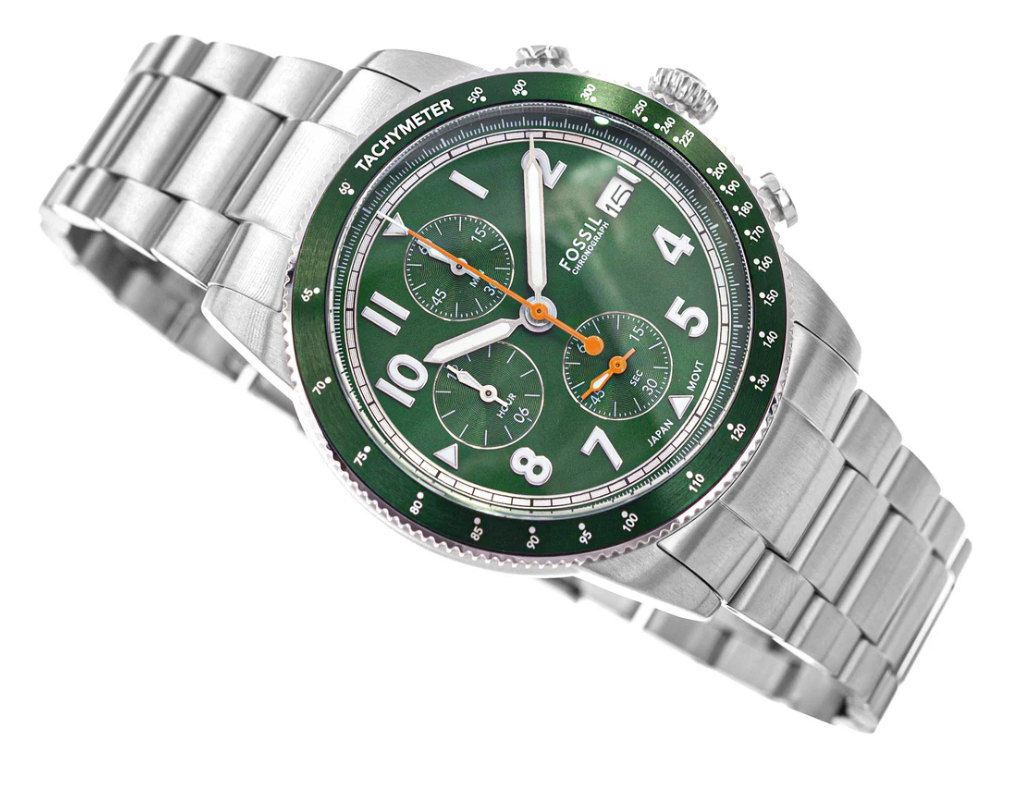 Fossil FS6048 Sport Tourer Chronograph Bracelet Watch UK