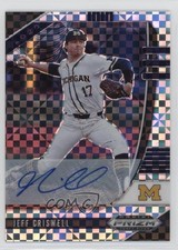 2020 Panini Prizm Draft Picks Power Plaid 9/17 Jeff Criswell #PDP58 Auto 13l2