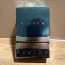 Azzaro Chrome Legend Eau de Toilette Spray 2.5 fl oz / 75 ml Regular Size sealed