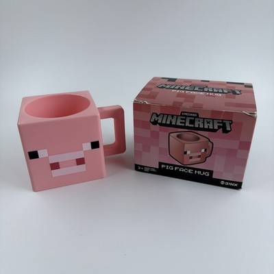 Minecraft 3D 290ml Becher / Becher Schwein Gesicht Becher Rosa Neu in OVP Original Jinx