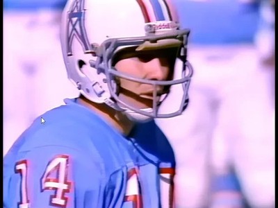 1979 Divisional Round Houston Oilers vs San Diego Chargers TV Game DVD