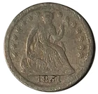 1851-O Seated Liberty Half Dime – New Orleans Silver Coin – Circulated #989