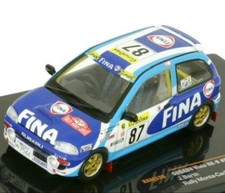 IXO 1/43 Subaru Vivio RX-R #87 Blue White WRC Monte Carlo 1999 Model Car New