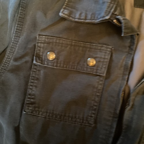 Carhartt Giacca Uomo Regular Medium Worn Sbiadita Classica RN 14806 Strappato - Foto 5 di 12